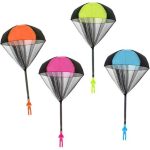 Hand Throw Parachute Army Toy For KIds - 8 Pack