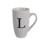 Mug Daily Tall Letter L,400ml (4 Pack)