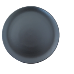 Matte Black Dinner Plates Coupe 19cm - 6 Pack