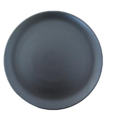 Matte Black Dinner Plates Coupe 19cm - 6 Pack