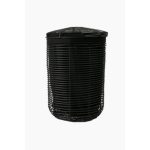 Kwezi Laundry Basket Large With Lid - Black