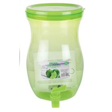 Water Jug / Beverage Dispenser - 4.5L - Green