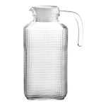Jug 1.8L Glass With Plastic Lid