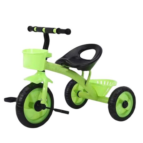 s-pdpxl Kids Pedal Tricycle - Green - Image 1