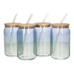 Drinking Glass Cup 4pcs 480ml - Transparent