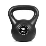 10kg Kettlebell Fitness Exercise Strength Training Workout - Black