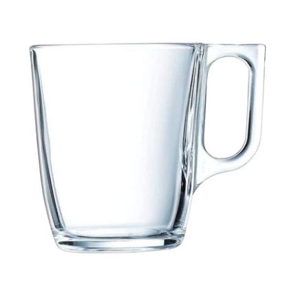 250ml Arc Voluto Glass Coffee Mug - Set of 6