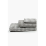 Cotton Cube Check Towel Set - 3 Pack