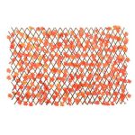 Artificial Orange Maple Leaf Expandable Screen Fence Privacy Hedge Trellis