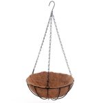 Garden Hanging Coconut Vegetable Flower Pot Basket - 25 cm