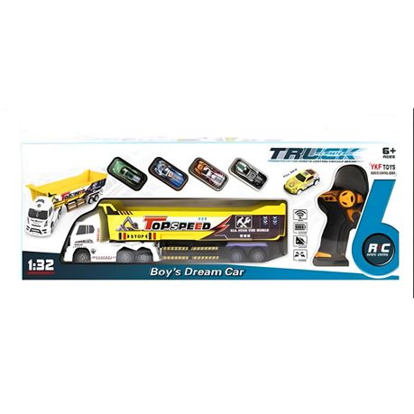 s-pdpxl Remote Controlled Boy's Dream Car Transportation Truck - Image 1