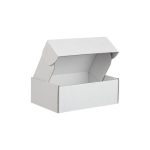 White Flap Top Shipping Box - 10 Pack - S