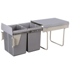 1 x 2 20 Litre Pull out Bin with Front Connector