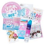 Gender Reveal Complete Party Box - 10 invites - Blue